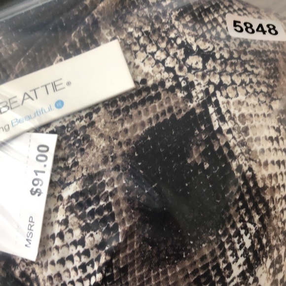 Bleu Rod Beattie Tankini Top Plunge Skin Games NWT 10 - Picture 8 of 8